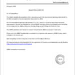 General Notice 2006-001